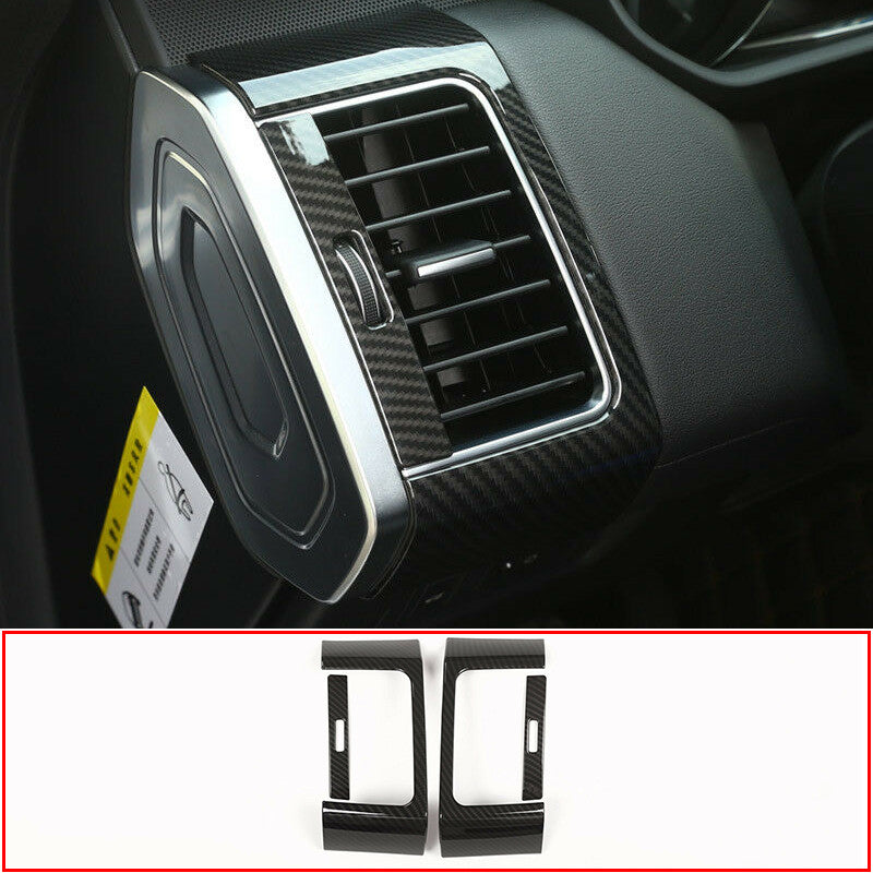 for Range Rover Sport Carbon Fiber Look Side Air Vent Frame Cover Trim 2014-2017