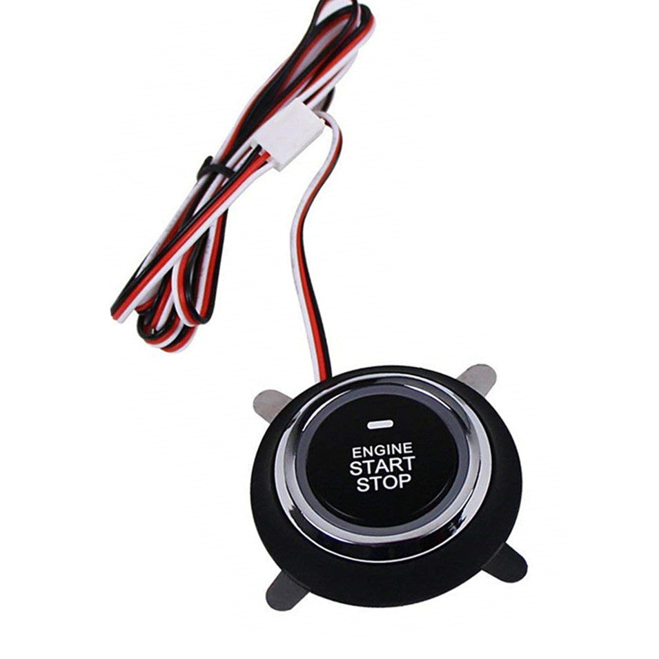 Car Ignition Switch 12V Engine Start Push Button Keyless Entry Starter Kit