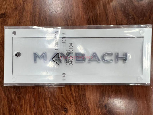 The chrome miniature  for Maybach  badge on the center console is applicable to the for Mercedes-Benz for Maybach S-Class.