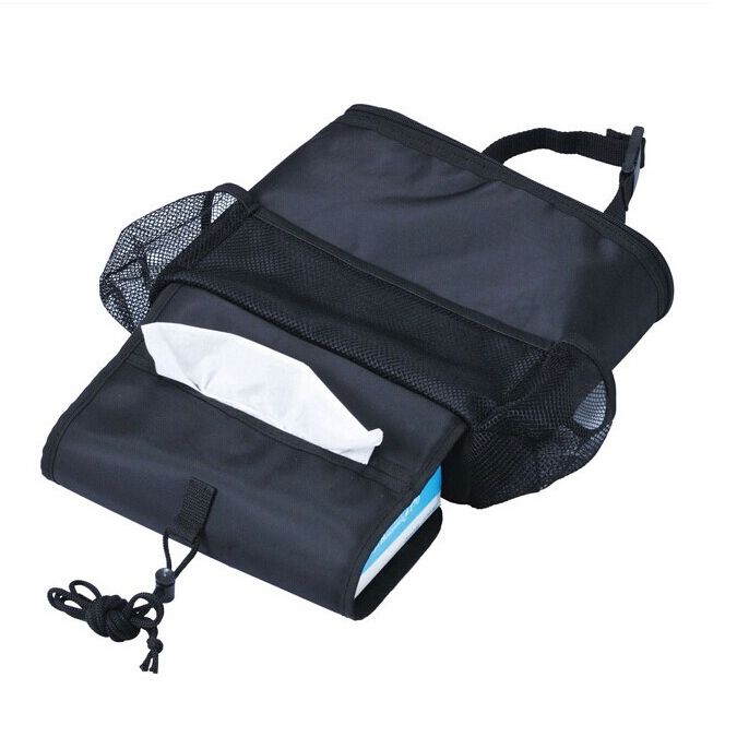 Universal Car for Seat Vehicle Keep Warm Cold Brand Storage Bag Box Organizer Black