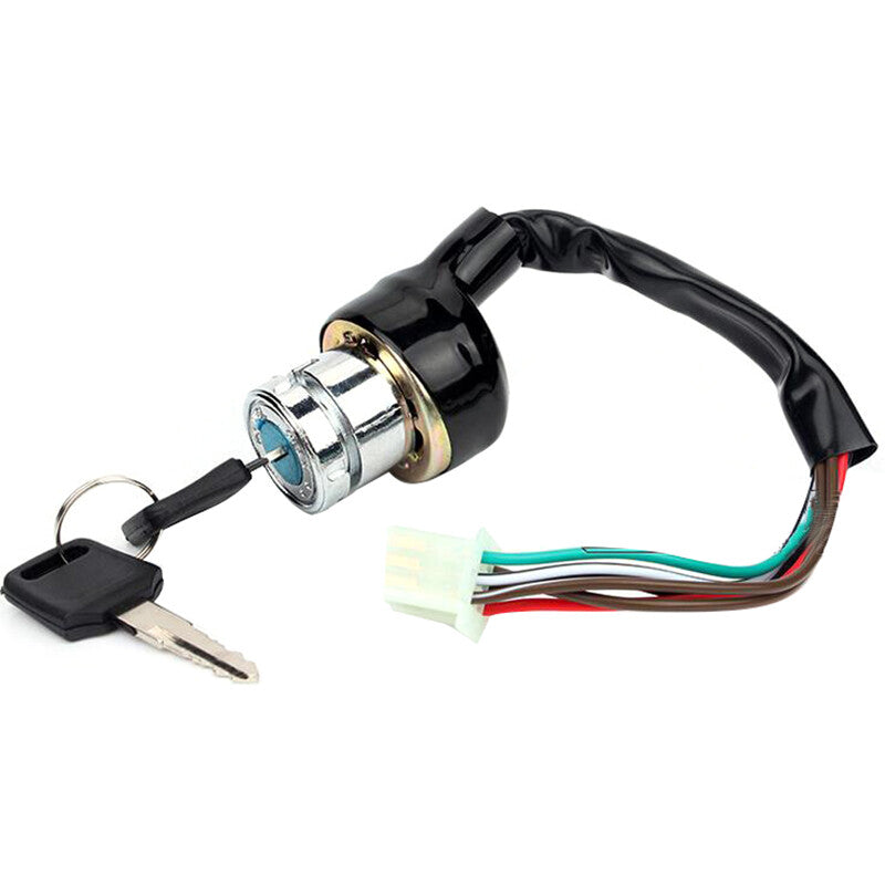Ignition Switch ATV Karting Electric Key 6 Wire On/Off Tool Universal Motorcycle