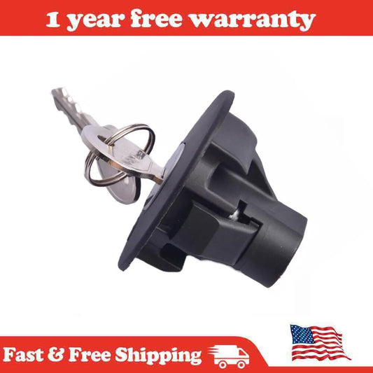 New Locking Gas Fuel Tank Plug Cover Cap for Ford for Lincoln with 2 Keys 8U5Z9C268B