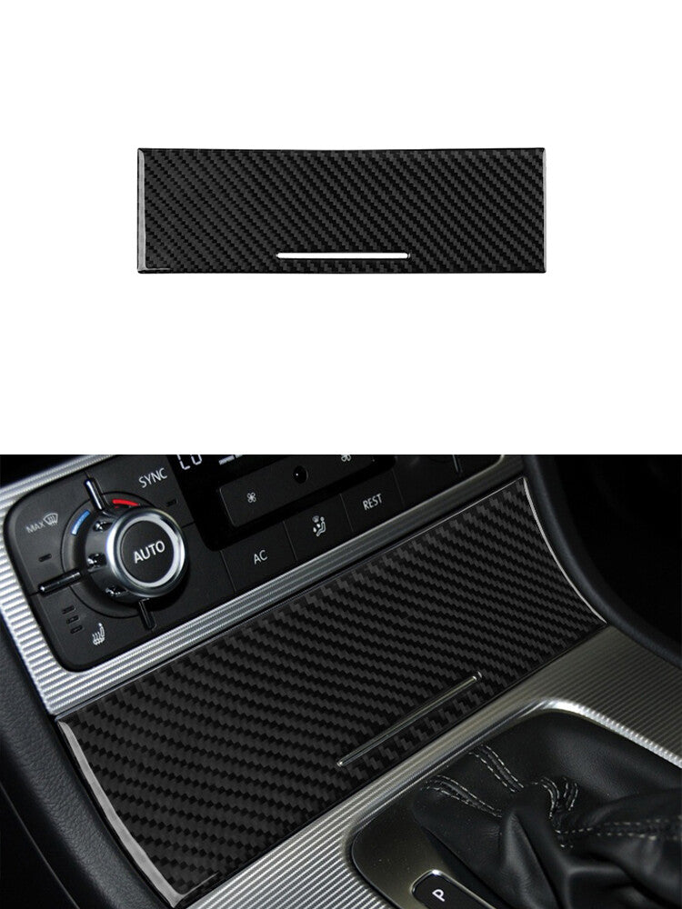 Carbon Fiber Central Ashtray Trim for VW Touareg 2011-2018
