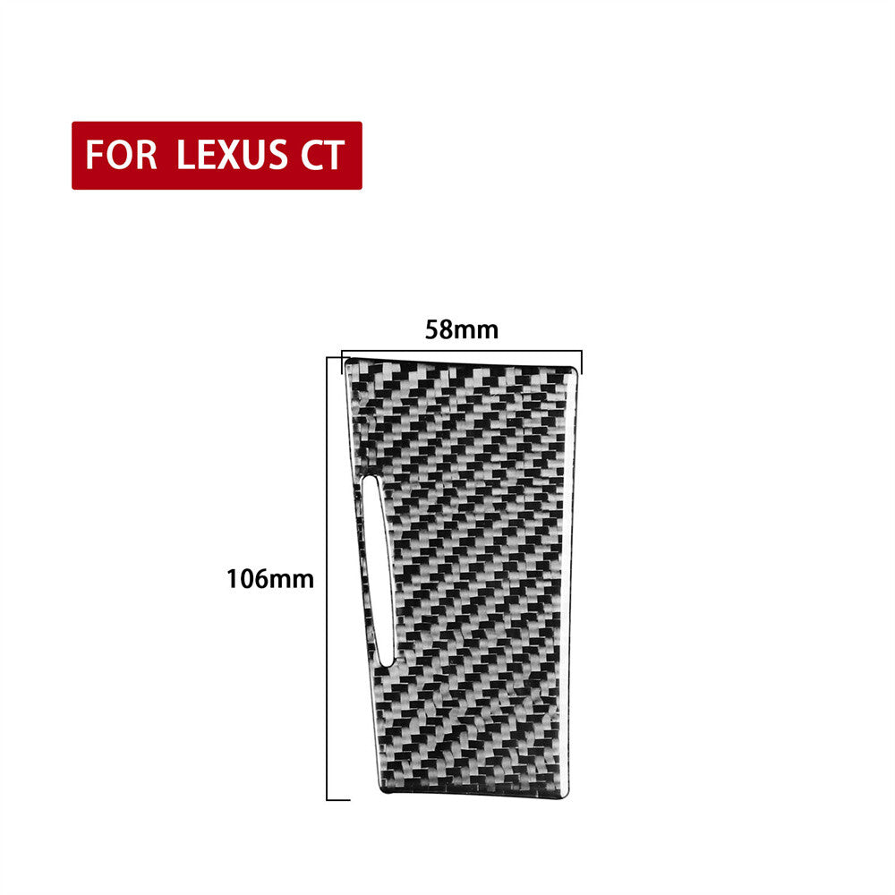 for Lexus CT200h 2011-17Carbon Fiber RHD Interior Ashtray Panel Trim Accessories