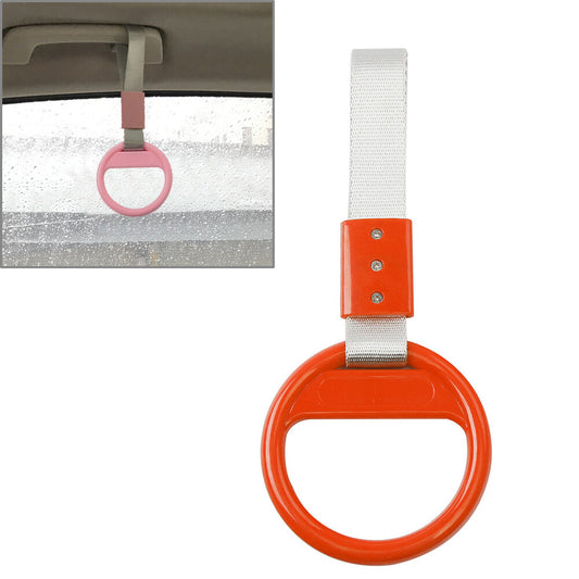 JDM Train Bus Handle Hand Strap Car Interior Styling Drift Charm Straps Orange