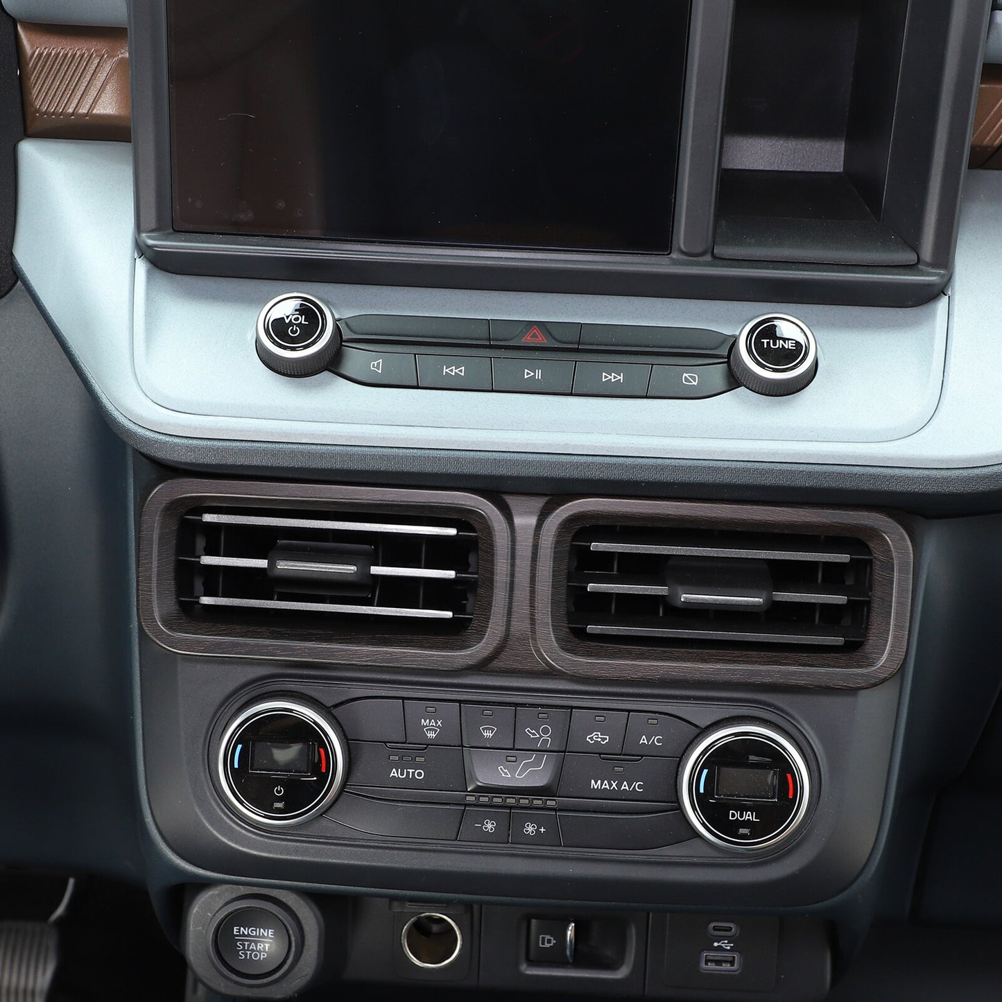 Central control storage box tray trim (right side) for Toyota Tacoma 16-20 USA