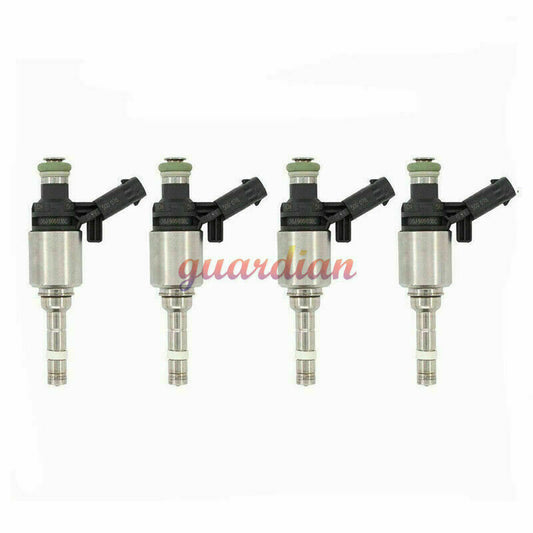 4 fuel injectors, 0261500076, new, suitable for Audi A4, A3, A5, TT, for Volkswagen T5, Eos, CC 2.0L Turbo.