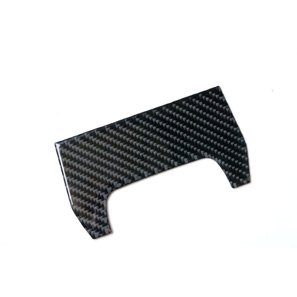 1x Carbon Fiber Center Water Cup Panel Holder Trim Cover for Honda for Civic Coupe