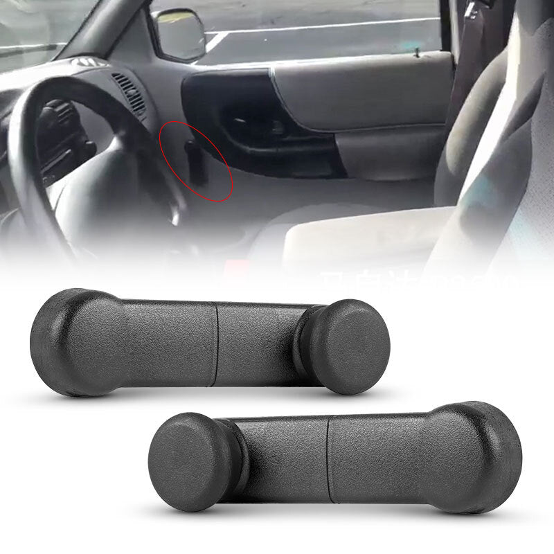 2PC Inside Manual Window Crank Handles Black for 1993-2014 for Ford RANGER F150 F350