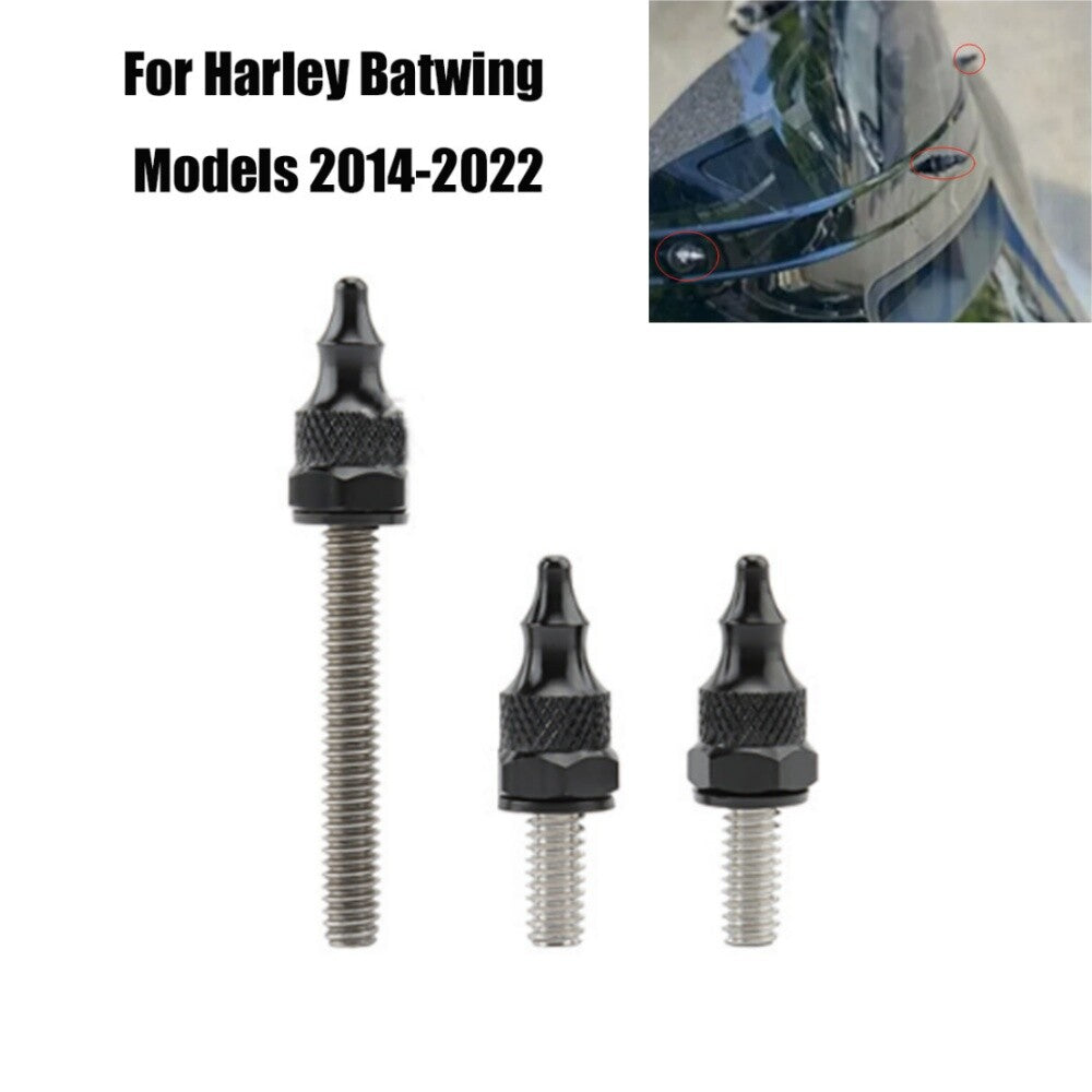 Motorcycle Windshield Windscreen Trim Bolt Screws for Harley Electra Glide 14-up