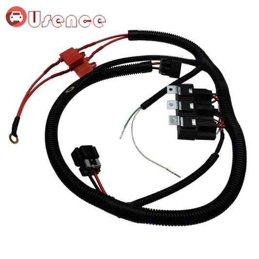 Dual Electric Fan Upgrade Wiring Harness For 1999-2006 Control 7L5533A226T