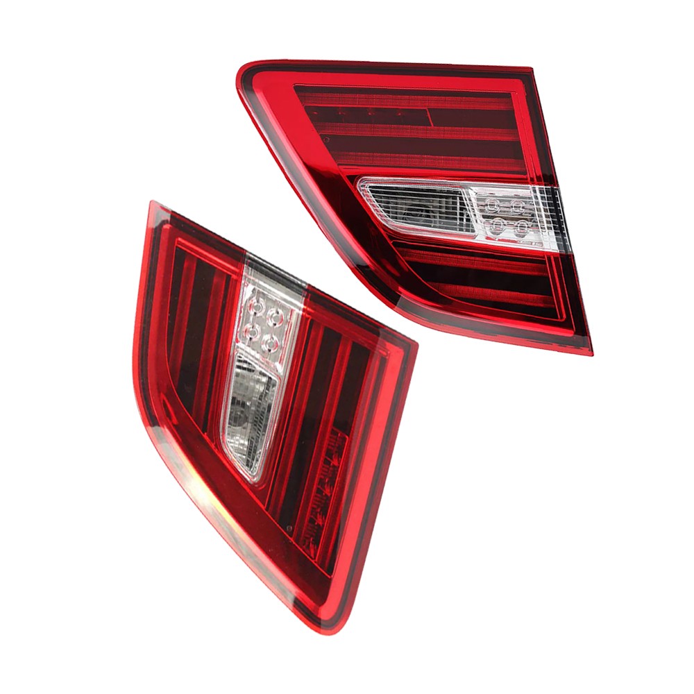 2 Pieces Rear Inner Taillight Tail Light Red Lens for M-Class W166 2012-2015