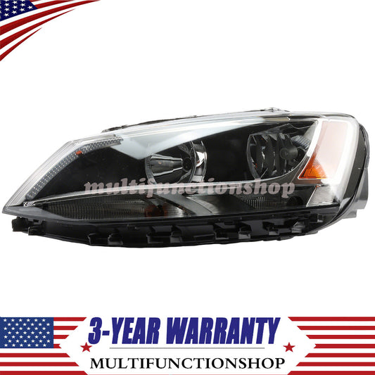 VW2502146 Headlight Assembly Driver Side For 2011-2016 for Volkswagen for Jetta