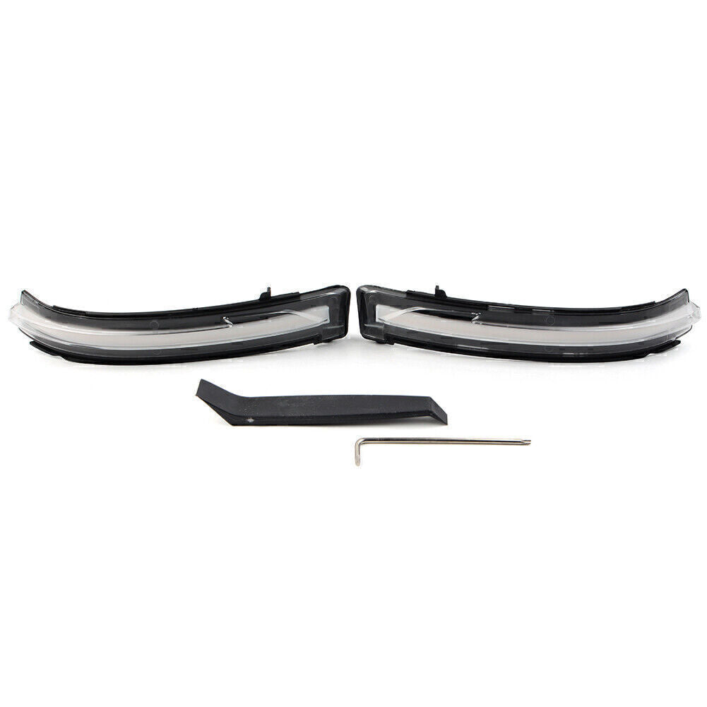 LED Dynamic Mirror Clear Turn Signal Light for Nissan Murano Navara Pathfinder