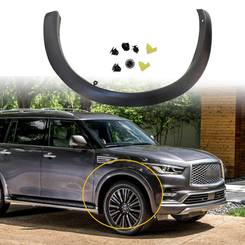 Fender Flares Trim Front Driver Side for INFINITI QX80 QX56 2011-2023