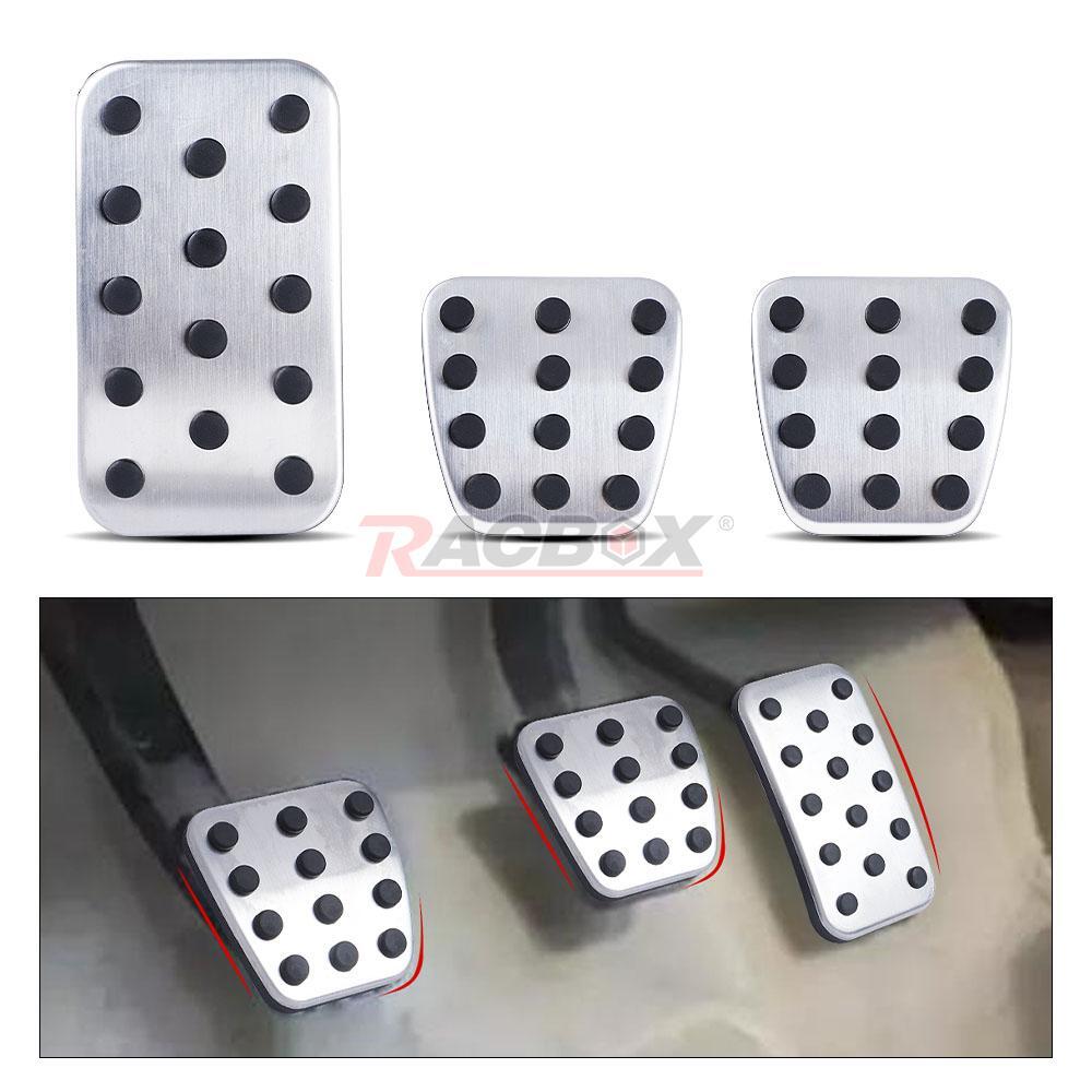 No Drill MT Gas Fuel Brake Pedal Cover Fits for Honda CRV for Civic Accord Odyssey
