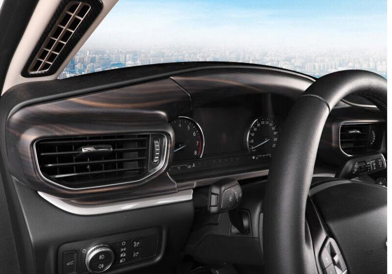 Dashboard LR Air Outlet Vent Trim for Ford Explorer 2020-2022 Matt Wood Grain