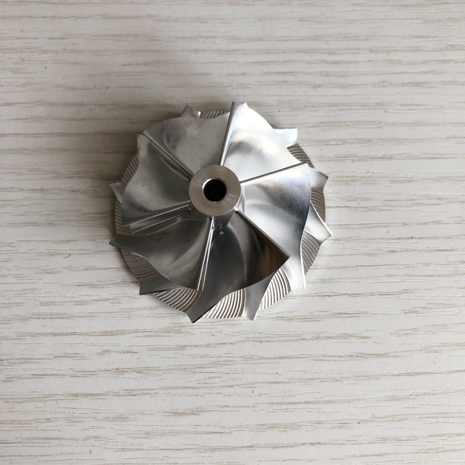 RHF5 Reverse 6+6 Blade 44.93/58.00 mm Performance Billet Compressor Wheel