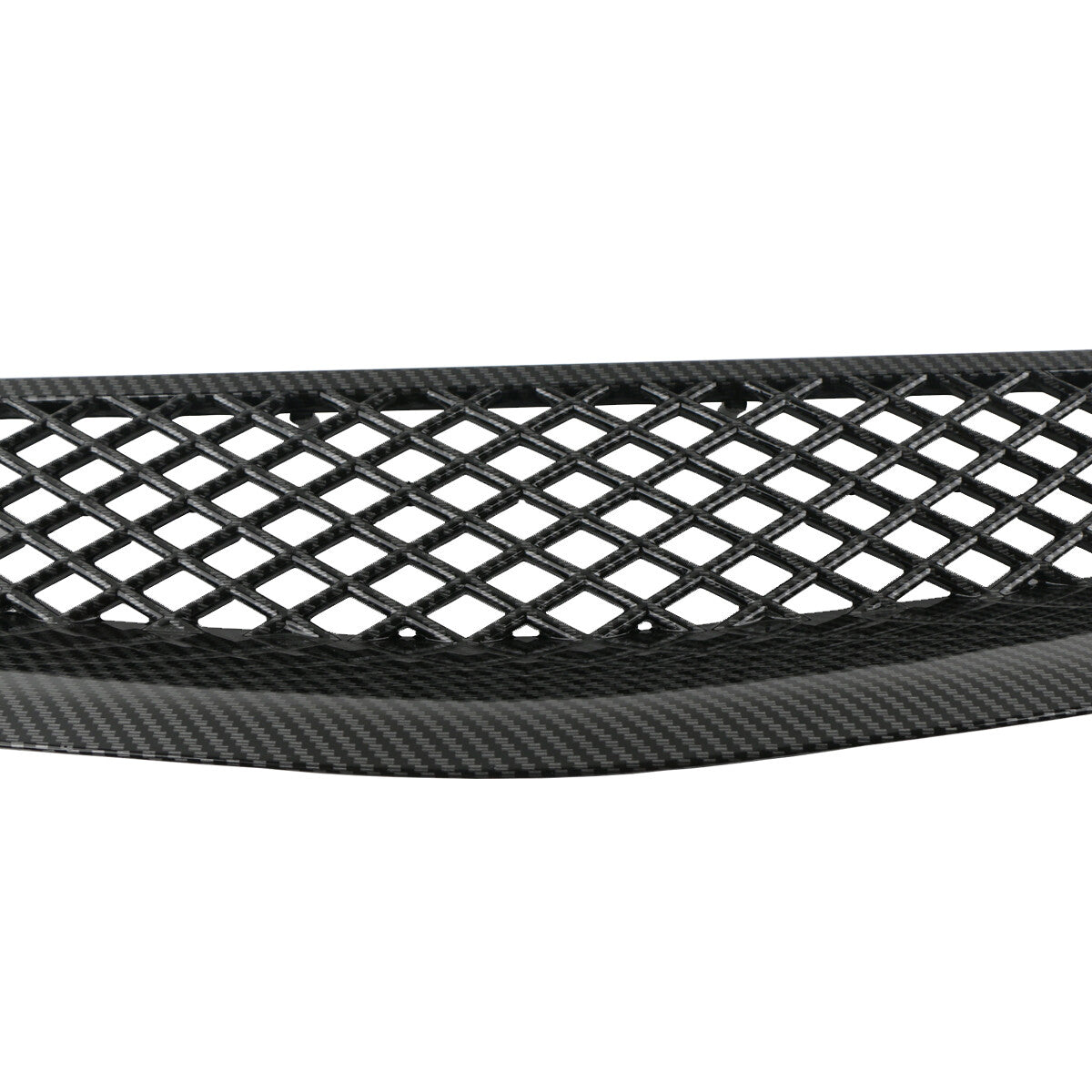 2001-03 for Honda for Civic ES1 JDM Front Bumper Cover with Mesh Carbon Fiber Grille