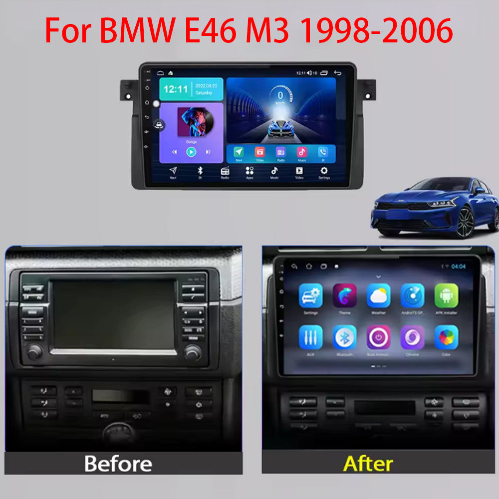 for BMW E46 M3 1998-2006 Android CarPlay Car Radio GPS Stereo Multimedia Screen