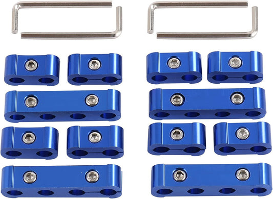 12-Piece Spark Plug Wire Bracket Engine Spark Plug Wire Separator 8/9/10mm