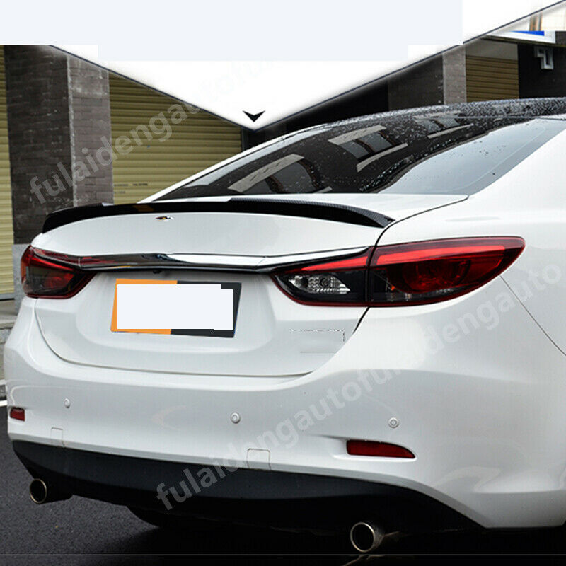for Mazda 6 M6 Atenza Sedan 2014-18 ABS Glossy Black Rear Trunk Wing Lip Spoiler
