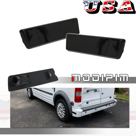 Compatible with 2010-13 for Ford Transit Connect Smoked Reear Bumper Side Marking Lens Reflector