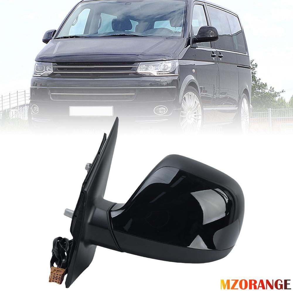 F¨¹r for VW T5 Transporter 2010-2015 Links Au?enspiegel Spiegel Beheizt Gl?nz Schwarz
