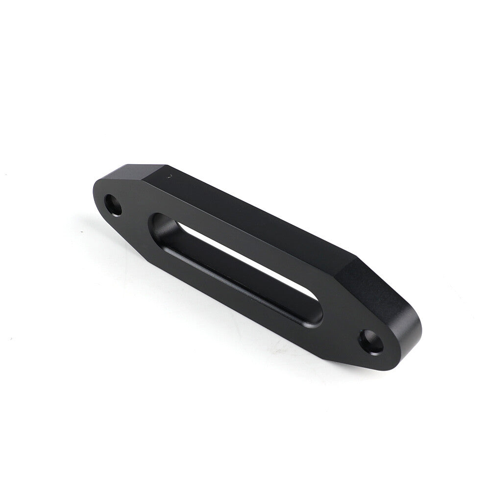 Hawse Fairlead for Synthetic Winch Rope Cable Lead Guide ATV Black Aluminum