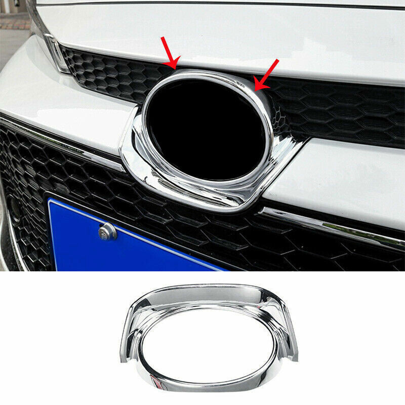 for Toyota for Corolla Sedan 2019-23 Chrome Front Logo Emblem Badge Frame Cover Trim