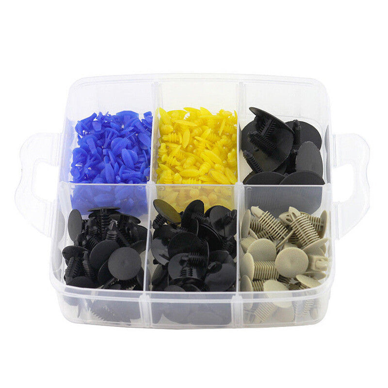 620-piece pack of 24Kinds plastic car fasteners, car bumper fender repair parts clip kit