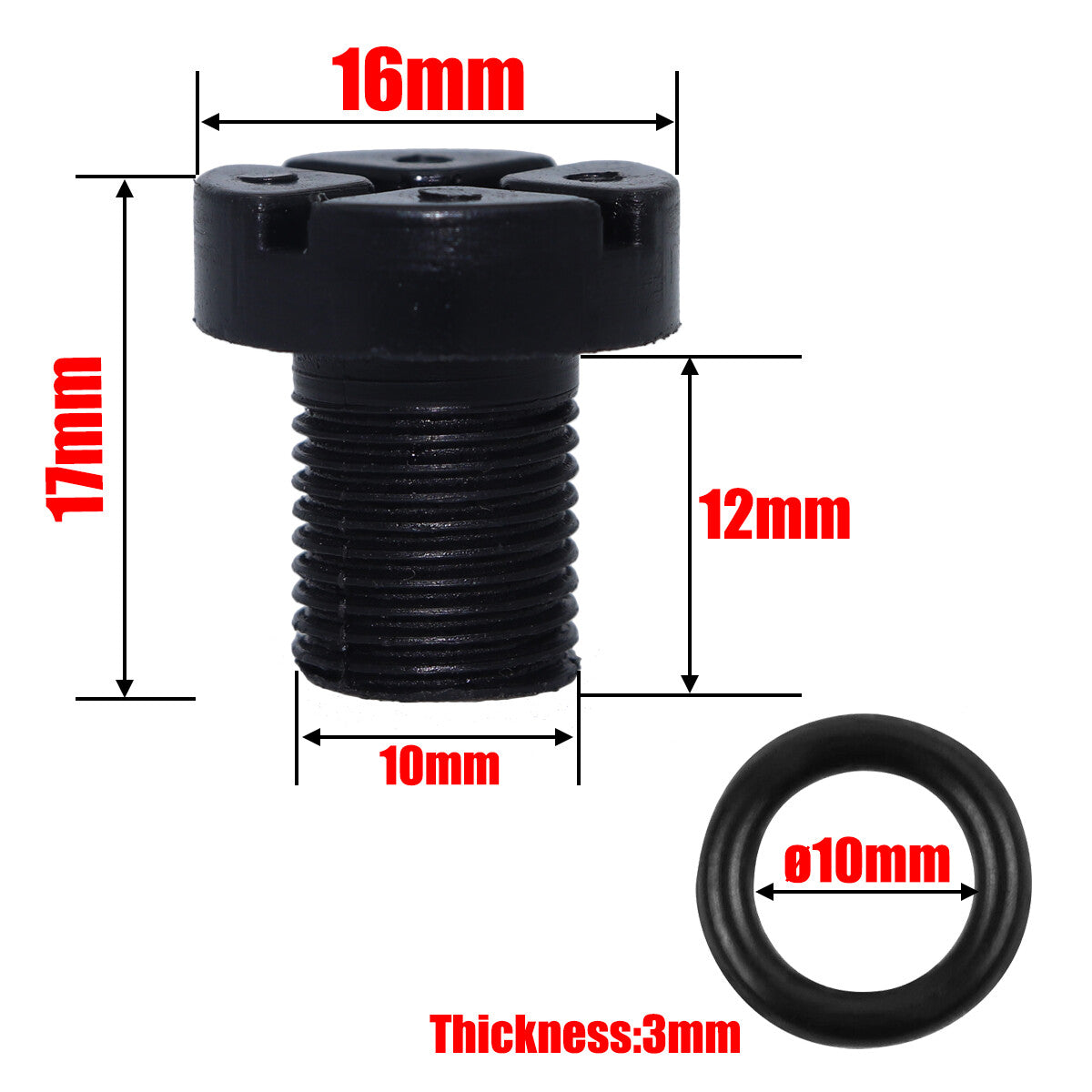 4X for MINI R50 R52 R53 Radiator Coolant Water Air Bleeder Vent Screw Valve Bolt