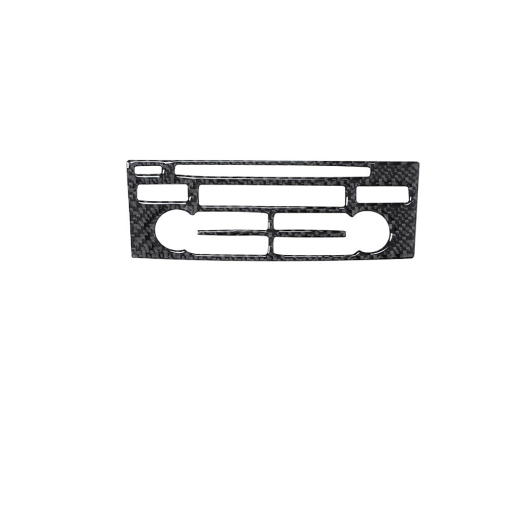 Carbon Fiber Center Console A/C Control Cover Trim for Porsche 718 2016-2022