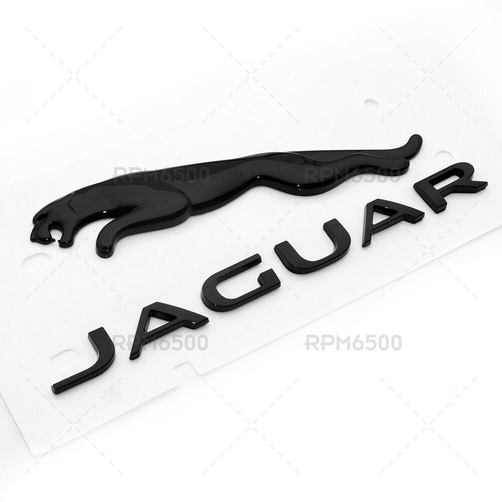 OE for Jaguar Gloss Black Liftgate Tailgate Hatch Emblem Badge Nameplate T2R27585