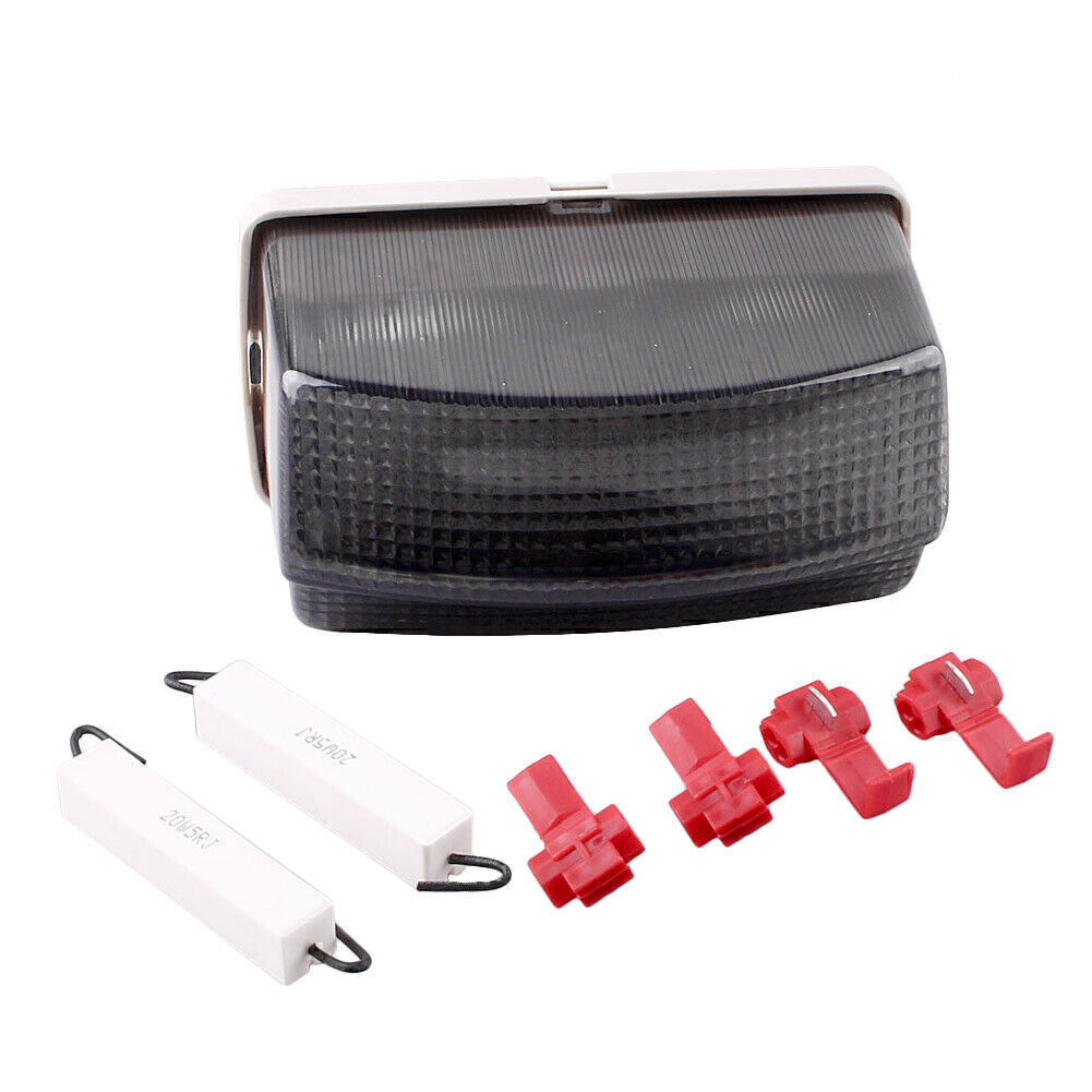 for YAMAHA FZR1000 1991-95 LED Rear Lamp Brake Stop Tail Light Smoke Motorcycle