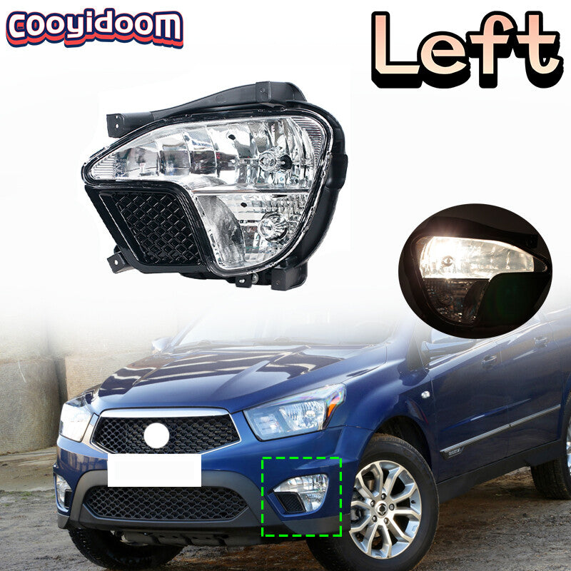 1-piece left halogen fog light assembly for Ssangyong for Korando Actyon Sports 2012-14