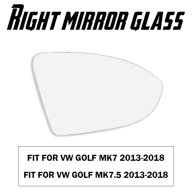 Right Side Mirror Glass With Heated For 2013-2018 for VW MK7 GTI GTD Tdi Tsi R for Golf