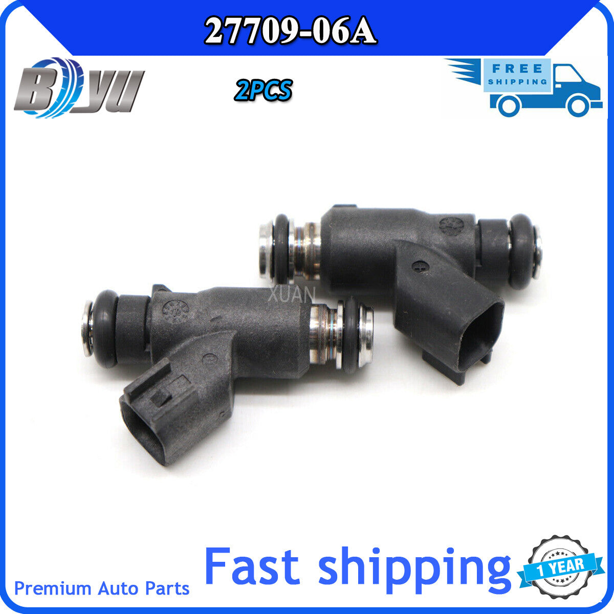 27709-06A Fuel Injector for Harley-Davidson Dyna Street Fat Bob FXDB FXDFM 2PCS