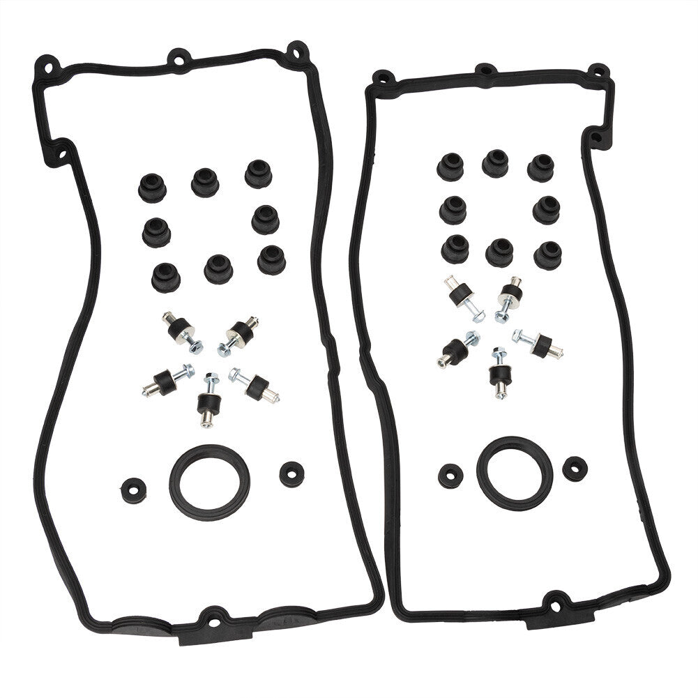 Fits for BMW E60 E63 E64 E70 X5 550i 650i 750i Left +Right Valve Cover Gasket Set
