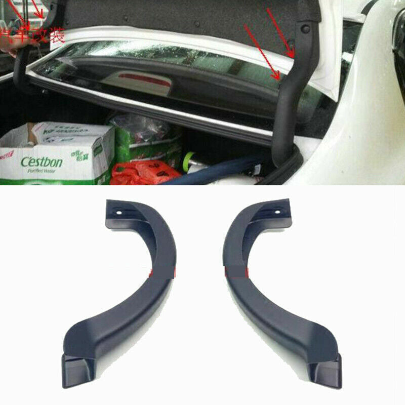 Rear Back Trunk Arm Hinge Cover Garnish for Honda for Civic Sedan 2016-2020 Black