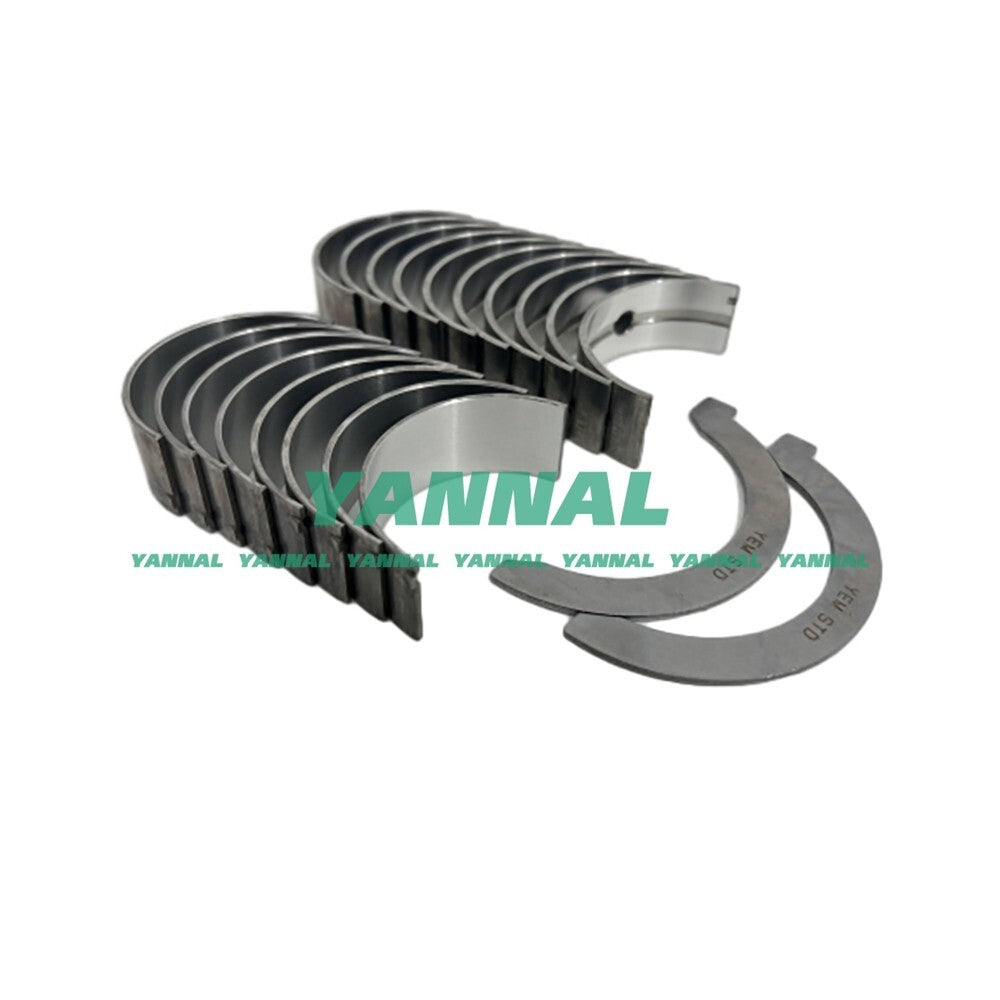 (+0.50 mm) D24 main connecting rod bearing and thrust washer suitable for Doosan Bobcat