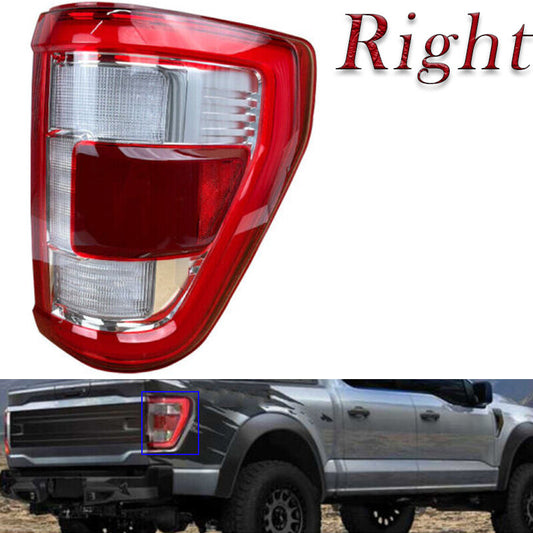 Right LED Tail Light Lamp w/ Blind Spot Driver Side for Ford F-150 F150 2021-23
