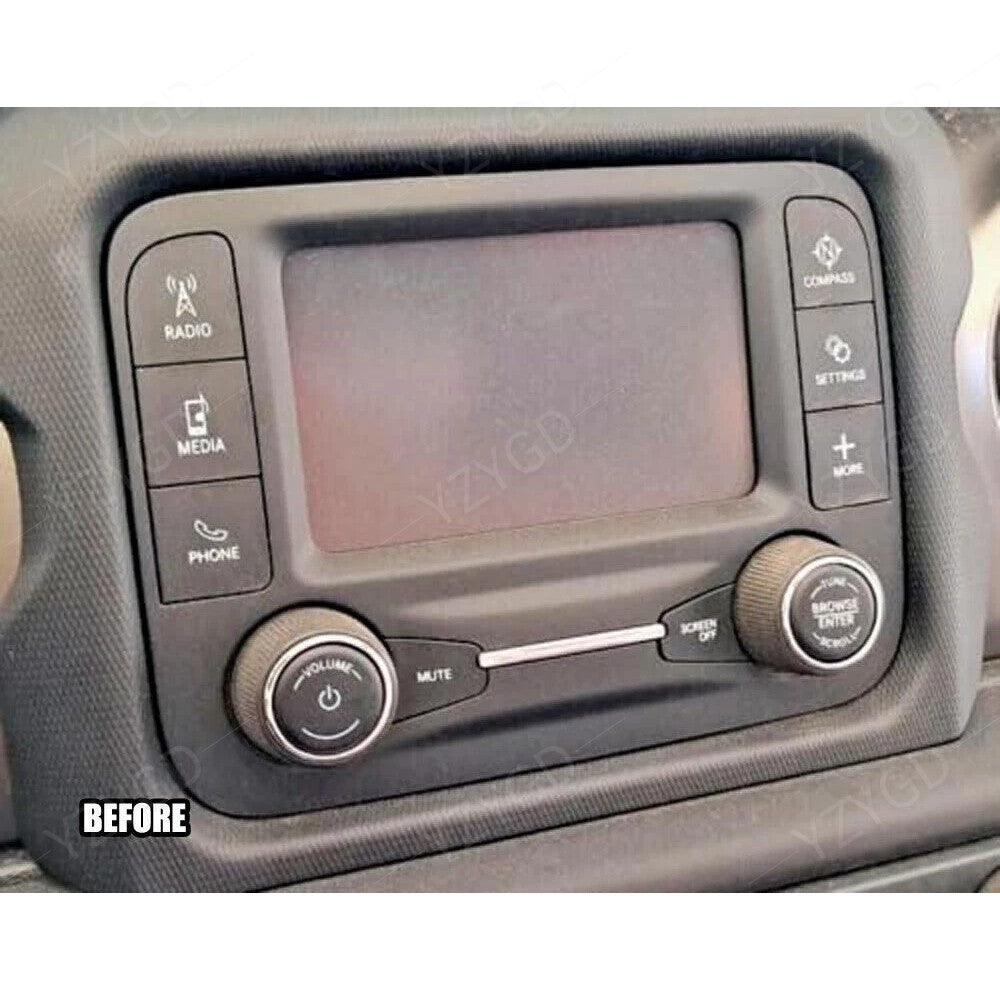 for Jeep Gladiator 2020-2022 CarPlay Car Stereo Radio Android GPS Navi Screen FM