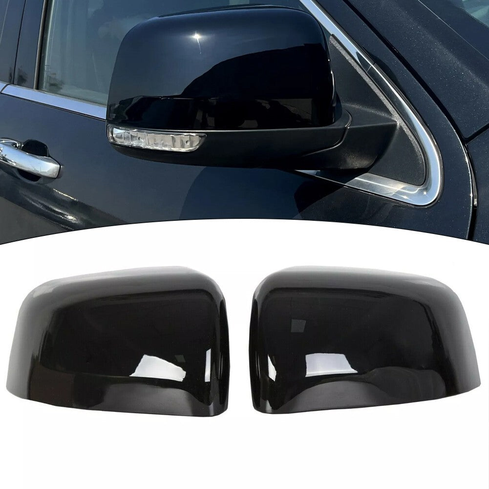 Rear View Mirror Covers Cap Trim for Jeep Grand/For-Cherokee for Dodge 2011-2021