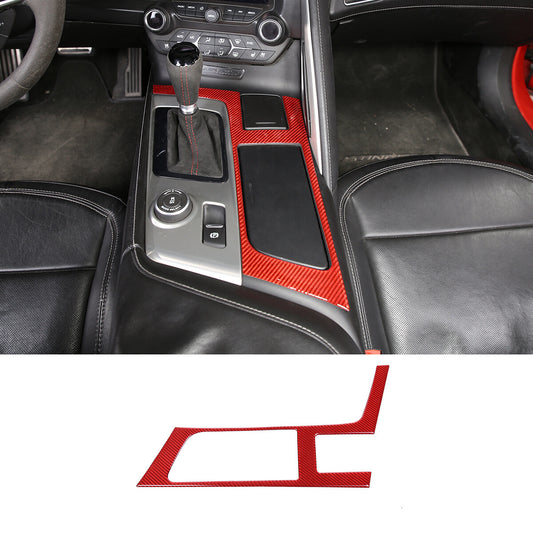 ABS carbon fiber rearview mirror side triangular boiler cover suitable for Corvette C8