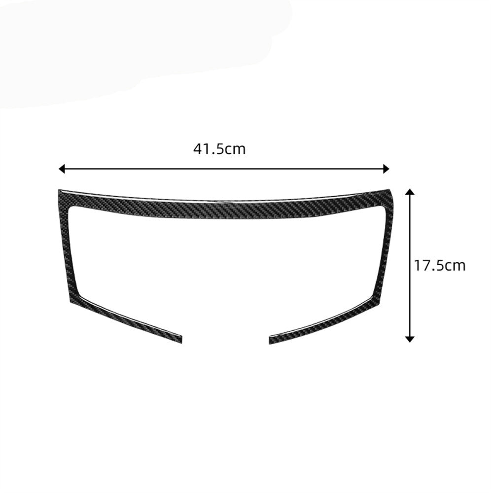 Carbon Fiber Center Control Panel Frame Trim Cover for Honda Accord 2013-2017