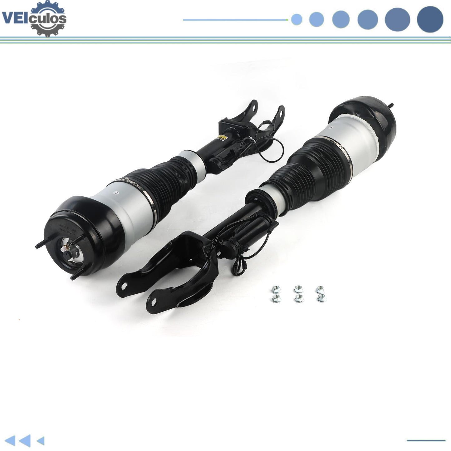Pair Front Air Shock Strut for Mercedes -Bens W166 ML250 ML350 ML400 ML500 ML550