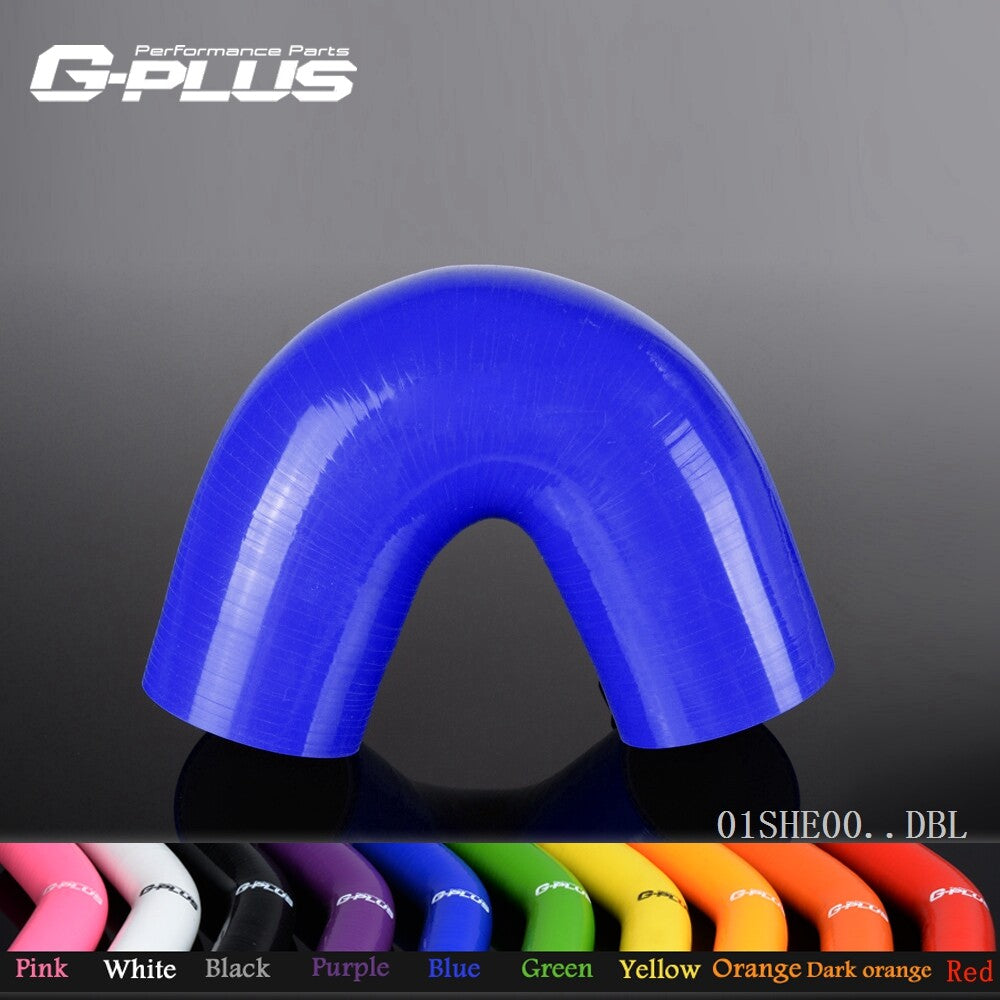 new 76mm 135-degree flexible hose turbine silicone elbow joint blue hose