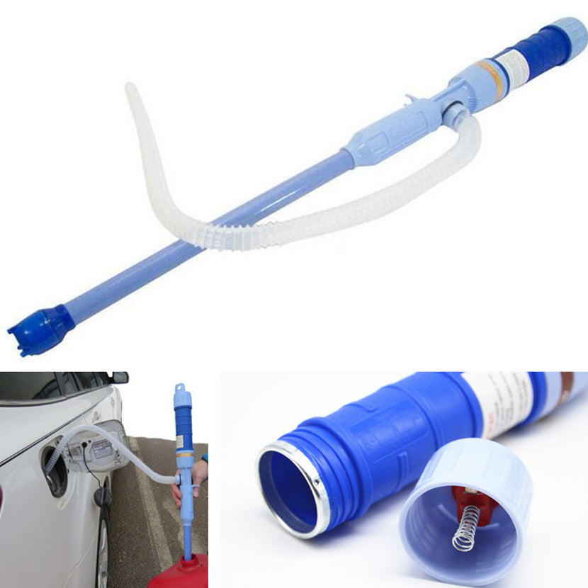 Car Diesel Fuel Water Oil Gas Solvent Electric Battery Syphon Powered Pump 7.5L