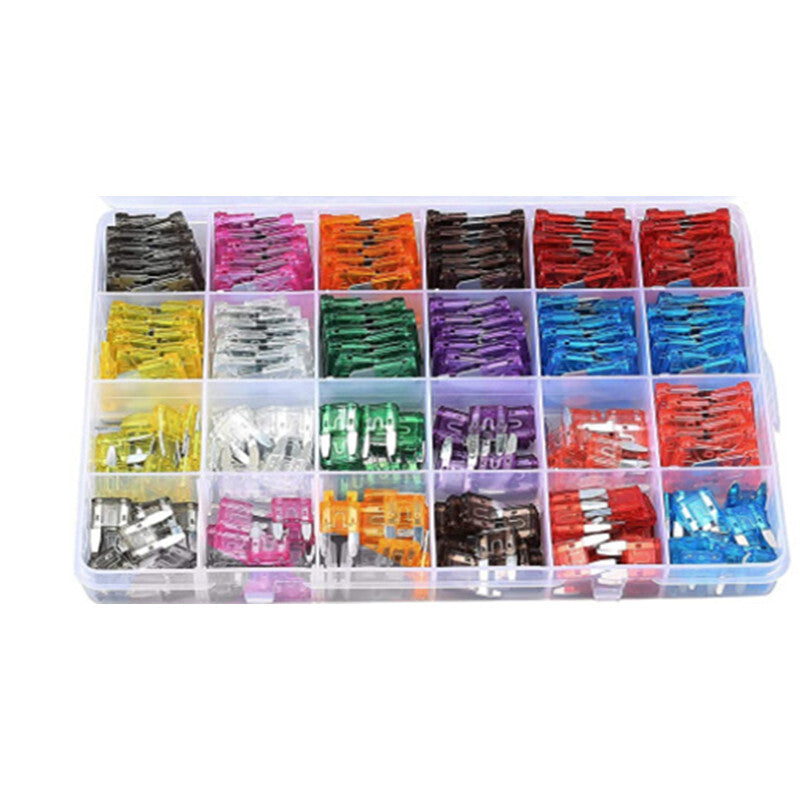 250PCS 2A-40Amp Blade Fuse Kit Assortment Auto Car Truck Motorcycle Fuses Kit